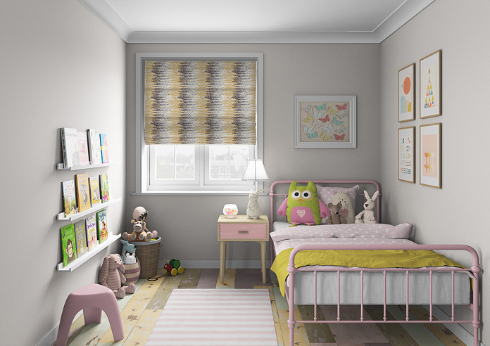 Highbury, Ochre - Roman Blind - Image 5